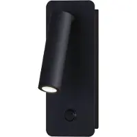 ACB Aron LED seinävalaisin 3000K 3W 19cm musta