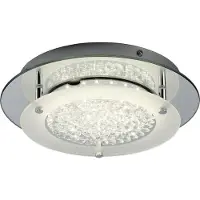 MANTRA Crystal LED plafondi 12W 4000K 28cm peili/kromi