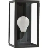 ACB Cube seinävalaisin IP54 E27 22cm antrasiitti
