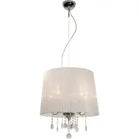 Grönlund Crystal kristallikruunu Ø50cm 5xE14 valkoinen