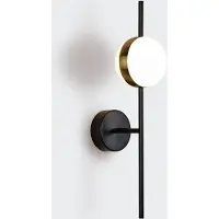 MANTRA Cuba LED seinävalaisin 8W 3000K 50cm musta/kulta