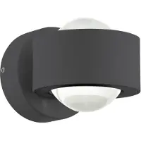 Eglo Treviolo LED seinävalaisin 8,5cm IP44 2W 3000K antrasiitti