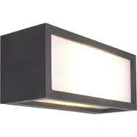 MANTRA Utah seinävalaisin E27 IP65 25cm grafiitinharmaa