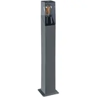 Kanlux S.A. Laven pylväsvalaisin 80cm E27 IP44 antrasiitti