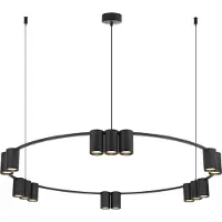 Eko-Light Genesis riippuvalaisin 15xGU10 100cm musta