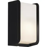 Briloner Boks seinävalaisin E27 IP44 21,5cm musta