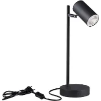Kanlux S.A. Evalo pöytävalaisin GU10 35cm musta