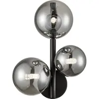 Eko-Light Mila seinävalaisin 3xG9 32cm musta