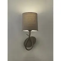 MANTRA Lua seinävalaisin tuhkan harmaa E27 *outlet*