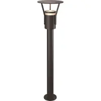 Malmbergs Eklof II pylväsvalaisin E27 IP54 100cm tummanharmaa