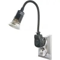 Valotorni Awa pistokevalaisin LED GU10 6W musta