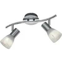 Philips Levisto spotti 2-os. LED E14 2x6 W harjattu teräs