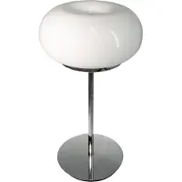 Grönlund Toscana pöytävalaisin 52cm 2xE27 valkoinen/kromi