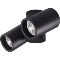 Kanlux S.A. Blurro kattovalaisin spotti 9cm 2xGU10 musta