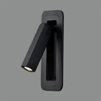 ACB Boheme LED seinävalaisin 3W 3000K 18cm musta ilman kytkintä