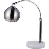 Grönlund Mikro Lounge pöytävalaisin 54cm E14 satiini/marmori