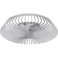 MANTRA Himalaya LED kattotuuletin 70W 2700-5000K 63cm hopea himmennettävä