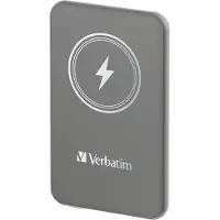 Verbatim Charge 'n' Go 5000 mAh, 10W - magneettinen langaton varavirtalähde, Harmaa