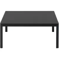 Muuto Workshop sohvapöytä 86 x 86 cm - Black Linoleum