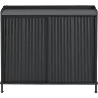 Muuto Enfold senkki 100 x 45 cm - Black Anthracite Black