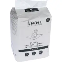 Kooa 30x -pissa-alusta koiranpennuille bambu extra large 90 x 60 cm koiranpennuille