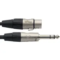 Stagg REAN XLR/f - stereo JACK 6.3, 6m