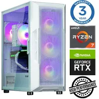 INTOP Tietokone Ryzen 7 5700X 16GB 1TB SSD M.2 NVME RTX3050 6GB no-OS