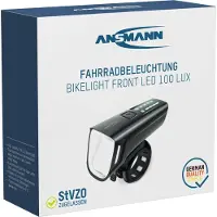 Ansmann ladattava pyöränvalo eteen 180lm