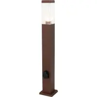 QAZQA Ulkovalaisin ruosteinen ruskea 80 cm pistokkeella IP44 - Malios