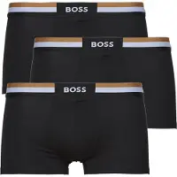 BOSS Bokserishortsit 'Motion' hiekka / musta / valkoinen