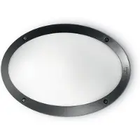 Ideal Lux Maddi-1 seinävalaisin ulos E27 musta