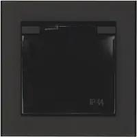 Malmbergs Pistorasia optima 1-os. Maadoitettu IP44. Musta