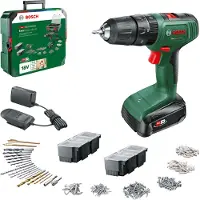 Bosch Iskupora / ruuvinväännin EasyImpact 18V-40; 18 V; 1x1,5 A akku + tarviketta