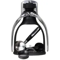 Rok EspressoGC Black manuaalinen espressokeitin - musta