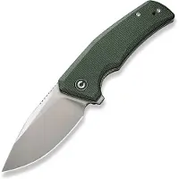 CIVIVI Regulatron C23006-2 Satin Nitro-V, Green Canvas Micarta pocket knife