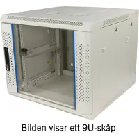 Toten – System Z, 19” wall cabinet, 6U, 600x600, glass door, white (ZS66066000)