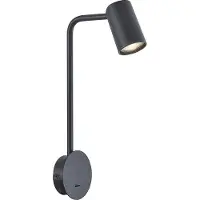 MANTRA Sal seinävalaisin GU10 38,3cm musta