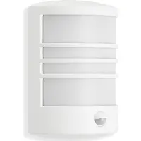 Briloner Toledo LED seinävalaisin 12W 4000K IP44 24,5cm valkoinen liiketunnistin