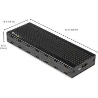 StarTech.com - M2E1BMU31C - USB 3.1 Type C -ulkoinen kiintolevykotelo M.2 NVMe SSD:lle - 10 Gbps - PCIe SSD