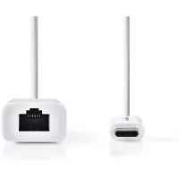 Nedis USB-C - RJ-45 verkkosovitin