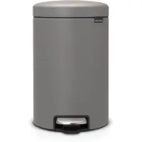 Brabantia New Icon poljinroskis 12 litraa Mineral concrete grey