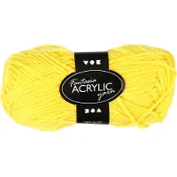 Creativ Company Acrylic Yarn Keltainen 50gr 80m