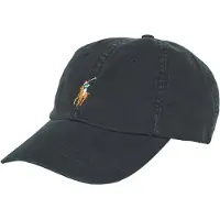 Ralph Lauren Stretch-Cotton Twill Ball Cap - Black - ONE SIZE