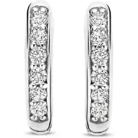 Ti sento hopeakorvarenkaat zirkonioilla 10 mm 7954ZI