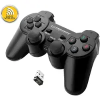 Esperanza EGG108K peliohjain, musta USB 2.0 -peliohjain, analoginen / digitaalinen PC, Playstation 3