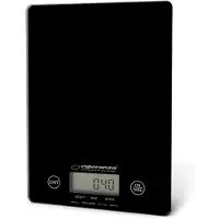 Esperanza EKS002K Electronic kitchen scale Black Tabletop Rectangle