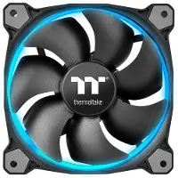 Thermaltake Riing 12 LED RGB Radiator Fan Sync Edition 120 mm kotelotuuletin 3 kappaleen pakkaus Musta