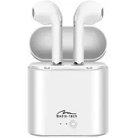 Media tech R-PHONES TWS - mini korvakuulokkeet Bluetooth 5.3 TWS-teknologialla, komplektissa powerbank/laturi akulla, valkoiset