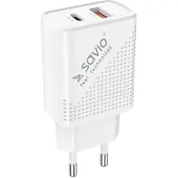 Savio LA-04 1x USB-A 1x USB-C 3 A charger (1_787921)
