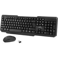 Titanum TK108 Näppäimistö + USB-hiiri Musta